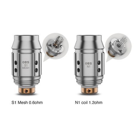 OBS KFB 2 Coils S1 Mesh - 5 Pack