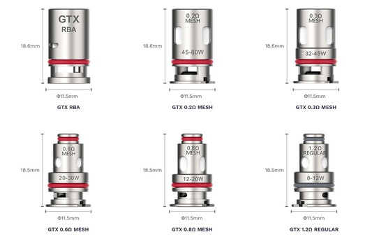 Vaporesso Target PM80 GTX Coils - 5 Pack