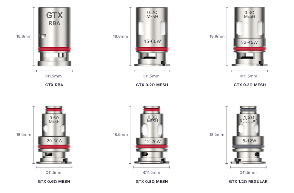 Vaporesso Target PM80 GTX RBA Coil